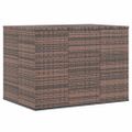 vidaXL Záhradný box na vankúše z polyratanu 145x100x103 cm hnedý