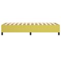 vidaXL Posteľný rám s boxspringom zelený 90x200 cm látka