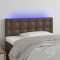VidaXL Čelo postele hnedé 90x5x78/88 cm umelá koža