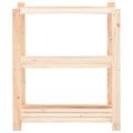 vidaXL Regály s 3 policami 5 ks 80x38x90 cm borovicový masív 150 kg