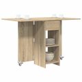 vidaXL Jedálenský stôl 115 x 70 x 75 cm Kompozitné drevo Dub sonoma