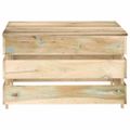 vidaXL 9-dielna záhradná súprava+podložky, zelené impregnované drevo