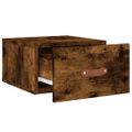 vidaXL Nástenné nočné stolíky 2 ks dymový dub 35x35x20 cm