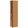 vidaXL Servírovacia skriňa Staré drevo 40 x 41 x 185 cm