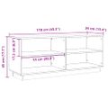 vidaXL Botník voskovohnedý 110x34x45 cm masívna borovica