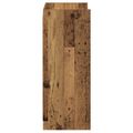 vidaXL Skriňa na topánky Staré drevo 48 x 36 x 92 cm Kompozitné drevo