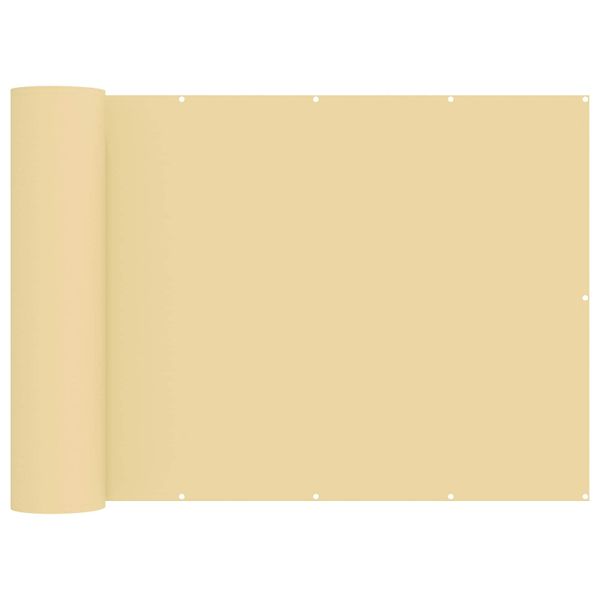 vidaXL Záclona na balkónové súkromie 180 x 800 cm Textil s PU povlakom