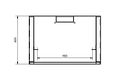 Rozvádzač nástenný 4U 450mm dvere plech RAL7035 Rozvádzač nástenný 4U 450mm dvere plech RAL7035