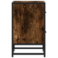 vidaXL Nočné stolíky 2 ks dymový dub 40x31x50 cm kompozitné drevo