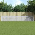 vidaXL Klietka pre kurčatá strecha bledosivá 603x98x90 cm poz. oceľ