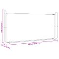 vidaXL Regál na krbové drevo s pláštenkou 300x25x150 cm