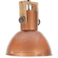 vidaXL Industriálna závesná lampa 25 W medená mangovník 42 cm okrúhla E27