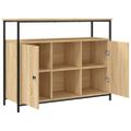 vidaXL Komoda, dub sonoma, 100x35x80 cm, imitácia dreva