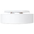 vidaXL Stropná lampa so bodmi Biela 38 x 38 x 13,5 cm látka