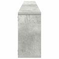 vidaXL Nástenné police 6ks, betónovo sivé 100x15x30cm kompozitné drevo