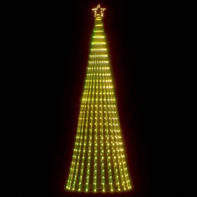 vidaXL LED vianočný stromček 475 LED teplá biela 247 cm
