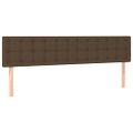 vidaXL Boxspring posteľ s matracom tmavohnedá 180x200 cm látka