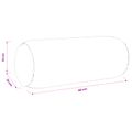vidaXL Poťah na podložku 2 pcs HEERLEN Antracitová Ø 15 x 40 cm