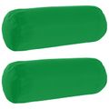 vidaXL Poťah na podložku 2 pcs HEERLEN Zelená Ø 15 x 40 cm Polyester
