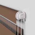 vidaXL Zebra roleta hnedá 130x230 cm šírka látky 125,9 cm polyester