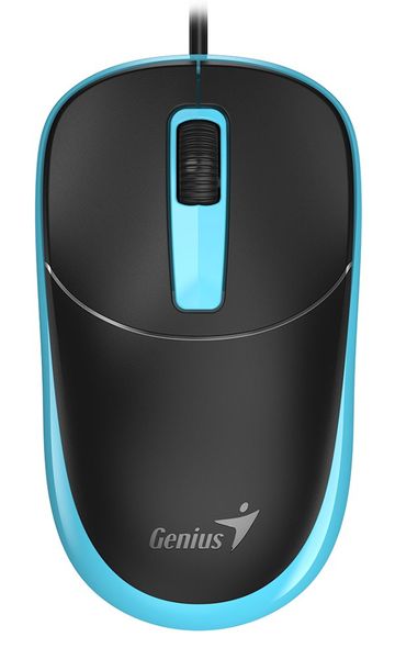 GENIUS DX-123 Ocean Blue/ drôtová/ 1200 dpi/ USB/ čierno-modrá Myš, drôtová, optická, 1200DPI, 3 tlačidlá, USB, čierno-modrá
