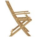 vidaXL Skladacie stoličky 2 ks 54,5x61,5x86,5 cm Masívne drevo akácia