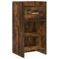 vidaXL Servírovacia skriňa Dymový dub 40 x 36 x 80 cm Kompozitné drevo