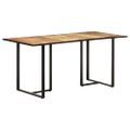 vidaXL Jedálenský stôl 160 cm surové mangovníkové drevo