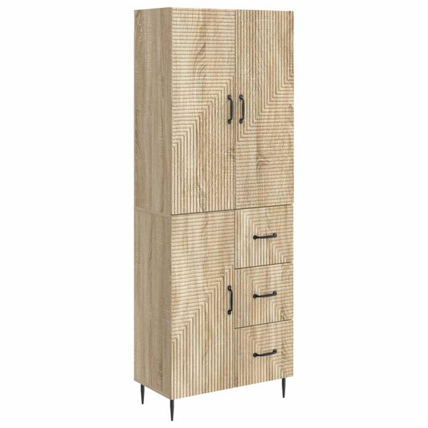 vidaXL Sada skríň 2 pcs Dub sonoma 66 x 34,5 x 89,5 cm