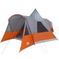 vidaXL Teepee stan pre 8 osôb 8 osoba Šedá a oranžová
