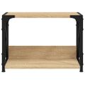 vidaXL Stojan na tlačiareň 2-posch. dub sonoma 44x26x31,5 cm kom.drevo