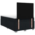 vidaXL Posteľ boxspring s matracom Čierna 120 x 190 cm Látka