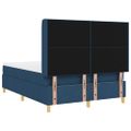 vidaXL Posteľ s pružinovým rámom Modrá 140 x 190 cm látka