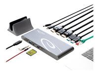 Dokovacia stanica - USB-C 3.2 Gen 1 / Thunderbolt 3 - HDMI, 2 x DP - 1GbE