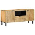 VidaXL TV skrinka Hnedá 105x33x46 cm Masívne drevo Mango