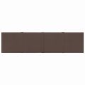 vidaXL Nástenné panely 12 ks sivohnedé 60x15 cm látkové 1,08 m²
