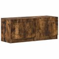 vidaXL 5-dielny LED TV kabinet Dymový dub Kompozitné drevo