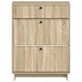 vidaXL Skriňa na topánky EDE 78 x 24 x 103 cm Kompozitné drevo
