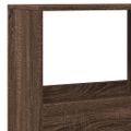 vidaXL Knižnica hnedý dub 100x33x155,5 cm kompozitné drevo