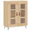vidaXL Vysoká skrinka dub sonoma 69,5x34x180 cm spracované drevo