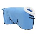 vidaXL Plášť pre kone Plný aqua 85 cm Polárna fleece
