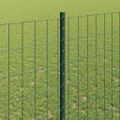 vidaXL Euro oplotenie s pilierom 10 x 1,4 m PVC potiahnutá oceľ Zelená