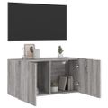 vidaXL TV skrinka nástenná sivá sonoma 80x30x41 cm