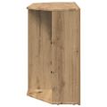 vidaXL Rohový LED TV kabinet 100x40x68cm Remeselný dub