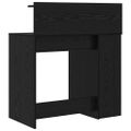 vidaXL Stôl Čierny dub Kompozitné drevo 90 x 48 x 101,5 cm