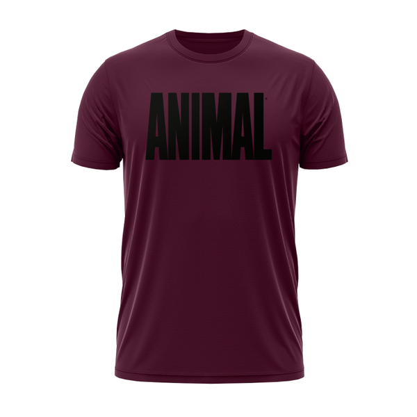 Tričko Animal Maroon - Universal Nutrition, veľkosť M, veľkosť oblečenia M
