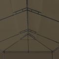 vidaXL Altánok so závesmi 600x298x270 cm, sivohnedý 180 g/m²