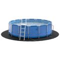vidaXL Podložka pod bazén Ø 396 cm (2 mm) Okrúhly Netkaná textília