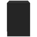 vidaXL TV stolík s LED čierny 100x34x50 cm kompozitné drevo