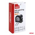 LED výstražný maják R65 12V 24V 12W AMiO-04864